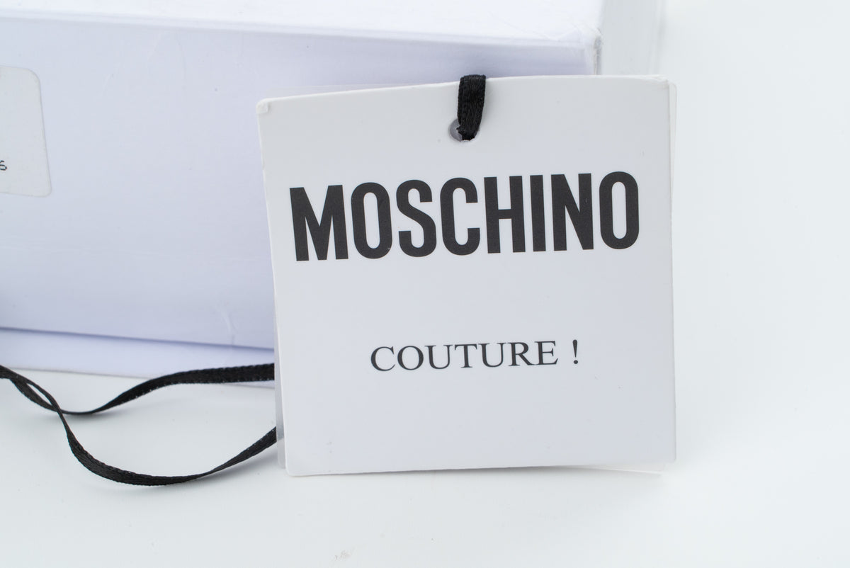 MOSCHINO COUTURE! - 2019 Rhinestone Belt-Motif Choker