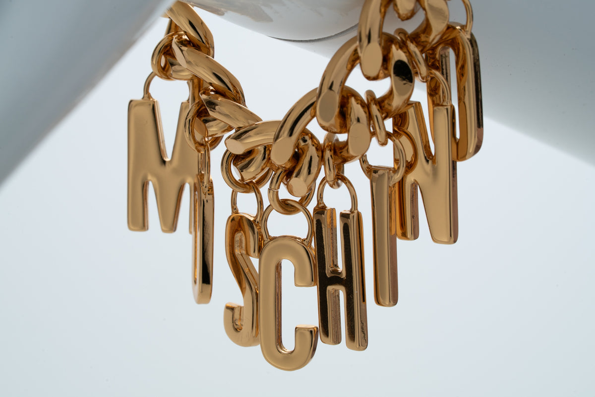 MOSCHINO COUTURE! - 2022 Gold-Tone Charm Bracelet