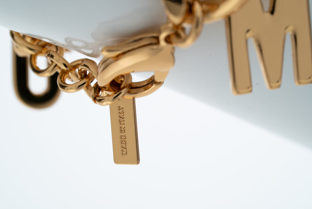 MOSCHINO COUTURE! - 2022 Gold-Tone Charm Bracelet