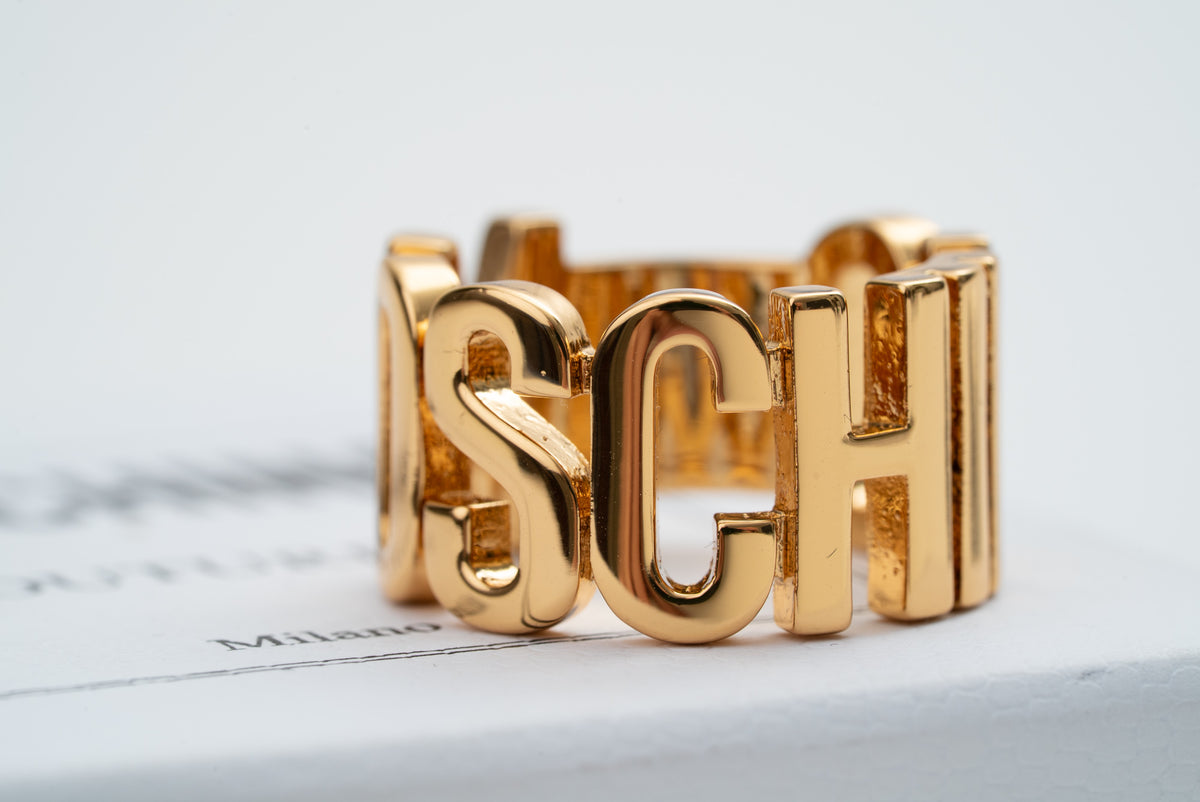 MOSCHINO COUTURE! - 2022 Logo Statement Ring