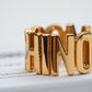 MOSCHINO COUTURE! - 2022 Logo Statement Ring
