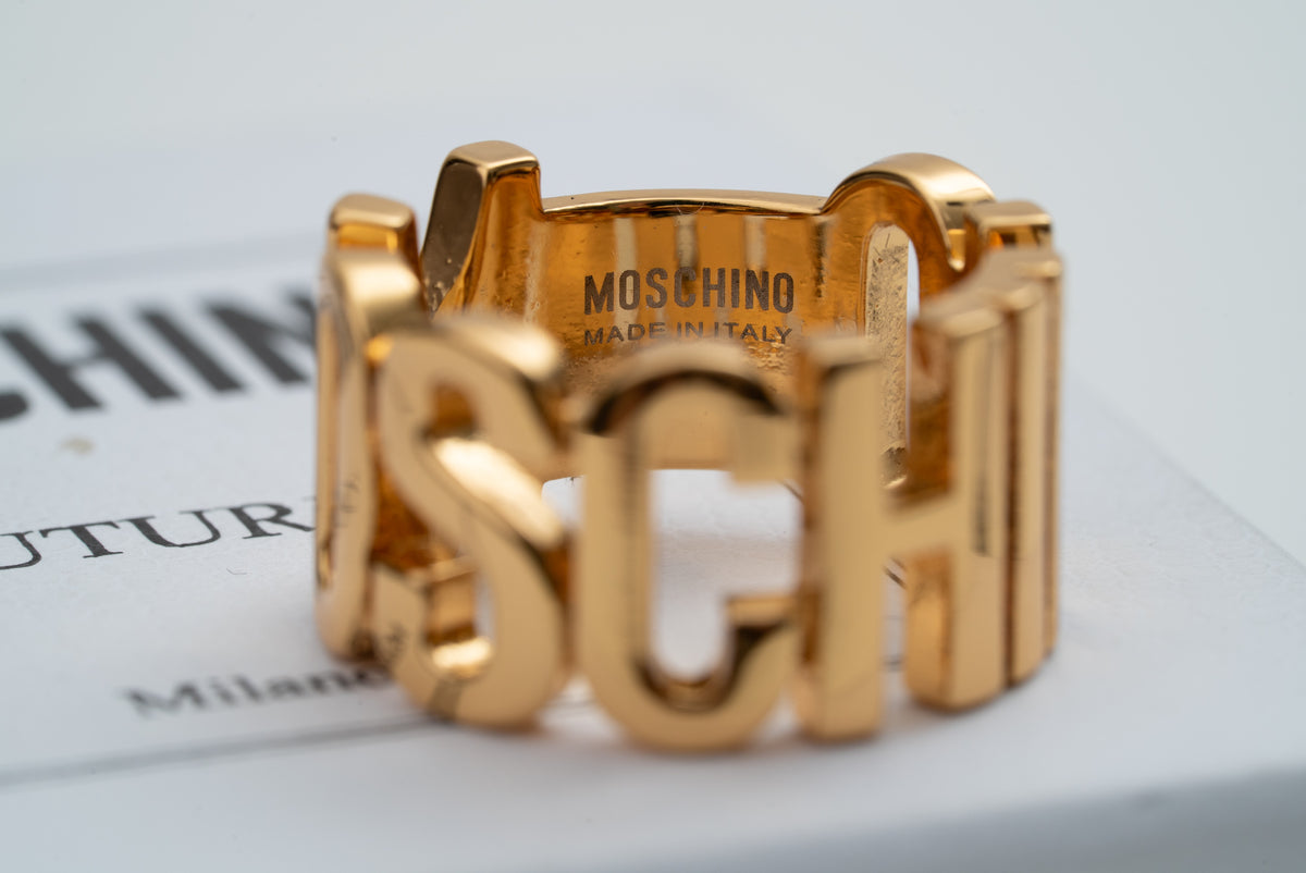 MOSCHINO COUTURE! - 2022 Logo Statement Ring