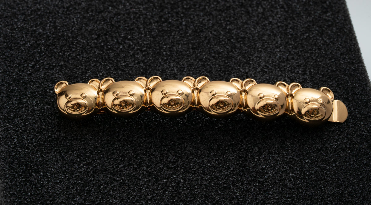 MOSCHINO COUTURE! - 2022 Teddy Bear Hair Barrette