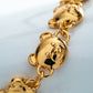 MOSCHINO COUTURE! - 2022 Teddy Bear Chain-Link Bracelet