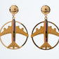 MOSCHINO COUTURE! - 2023 Enamel Airplane Novelty Earrings
