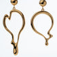MOSCHINO COUTURE! - 2023 Surrealist Statement Hoop Earrings