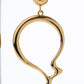 MOSCHINO COUTURE! - 2023 Surrealist Statement Hoop Earrings