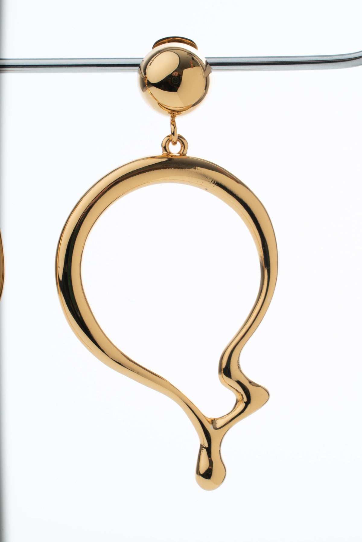 MOSCHINO COUTURE! - 2023 Surrealist Statement Hoop Earrings