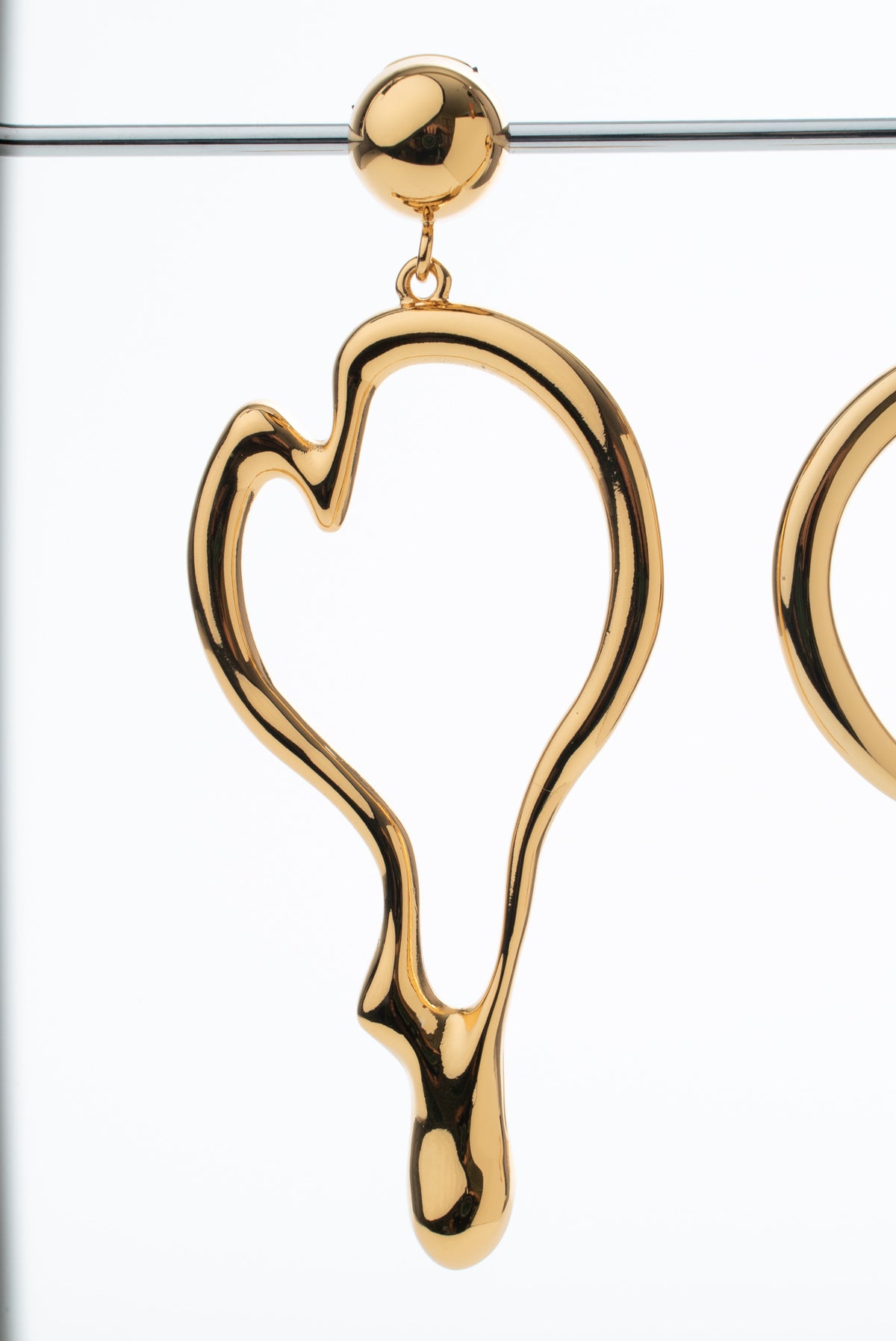 MOSCHINO COUTURE! - 2023 Surrealist Statement Hoop Earrings