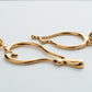 MOSCHINO COUTURE! - 2023 Surrealist Statement Hoop Earrings