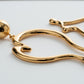MOSCHINO COUTURE! - 2023 Surrealist Statement Hoop Earrings
