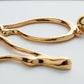 MOSCHINO COUTURE! - 2023 Surrealist Statement Hoop Earrings