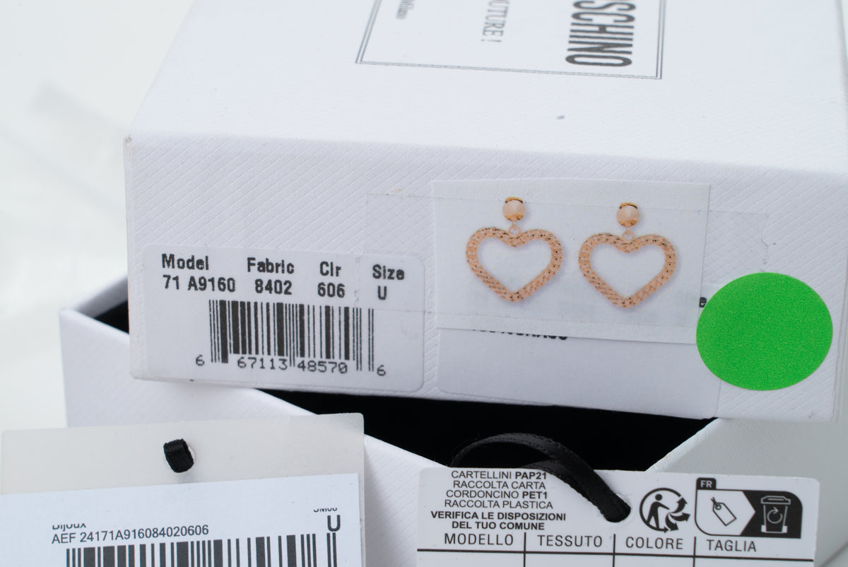 MOSCHINO COUTURE! - 2024 Heart Chain Earrings