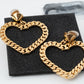 MOSCHINO COUTURE! - 2024 Heart Chain Earrings