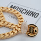 MOSCHINO COUTURE! - 2024 Peace Sign Chain Earrings
