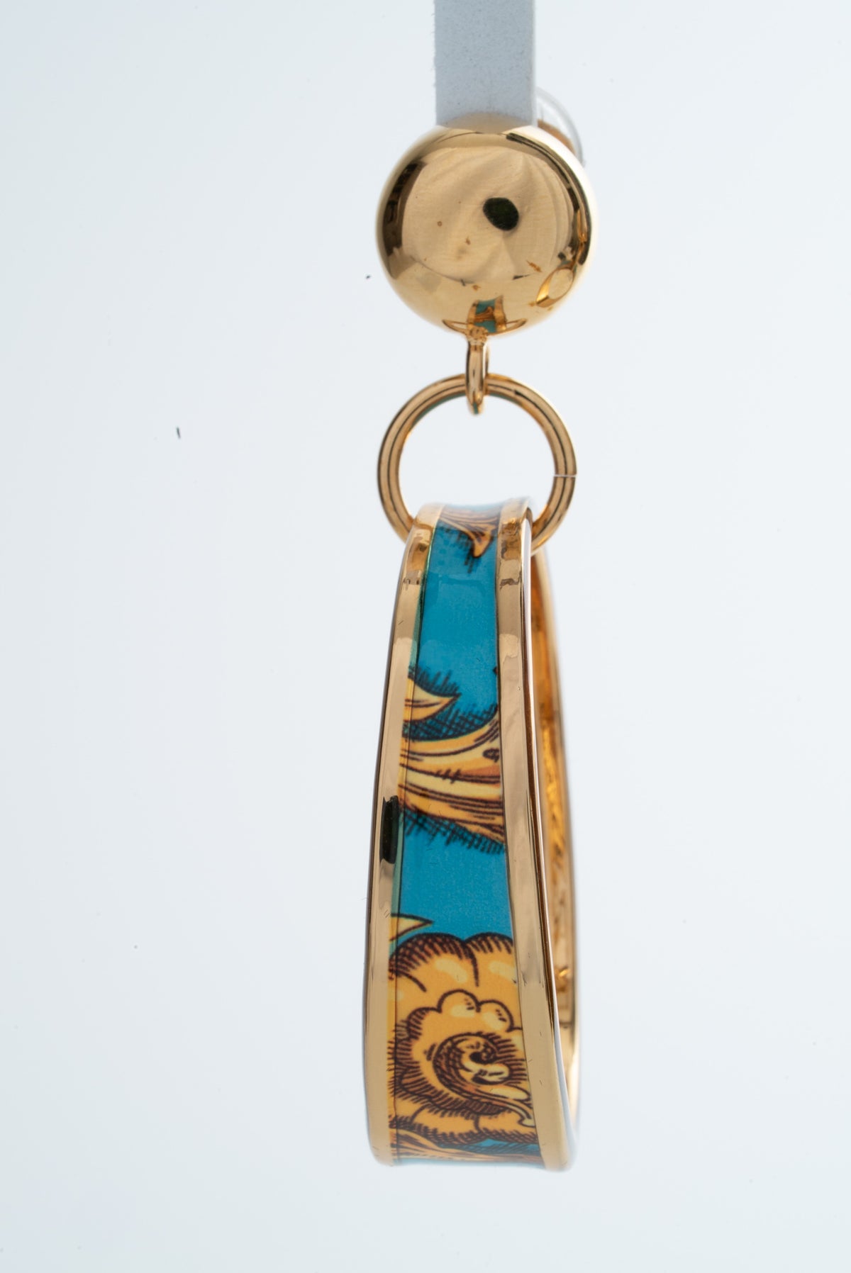 MOSCHINO COUTURE! - 2024 Enamel Hoop Earrings