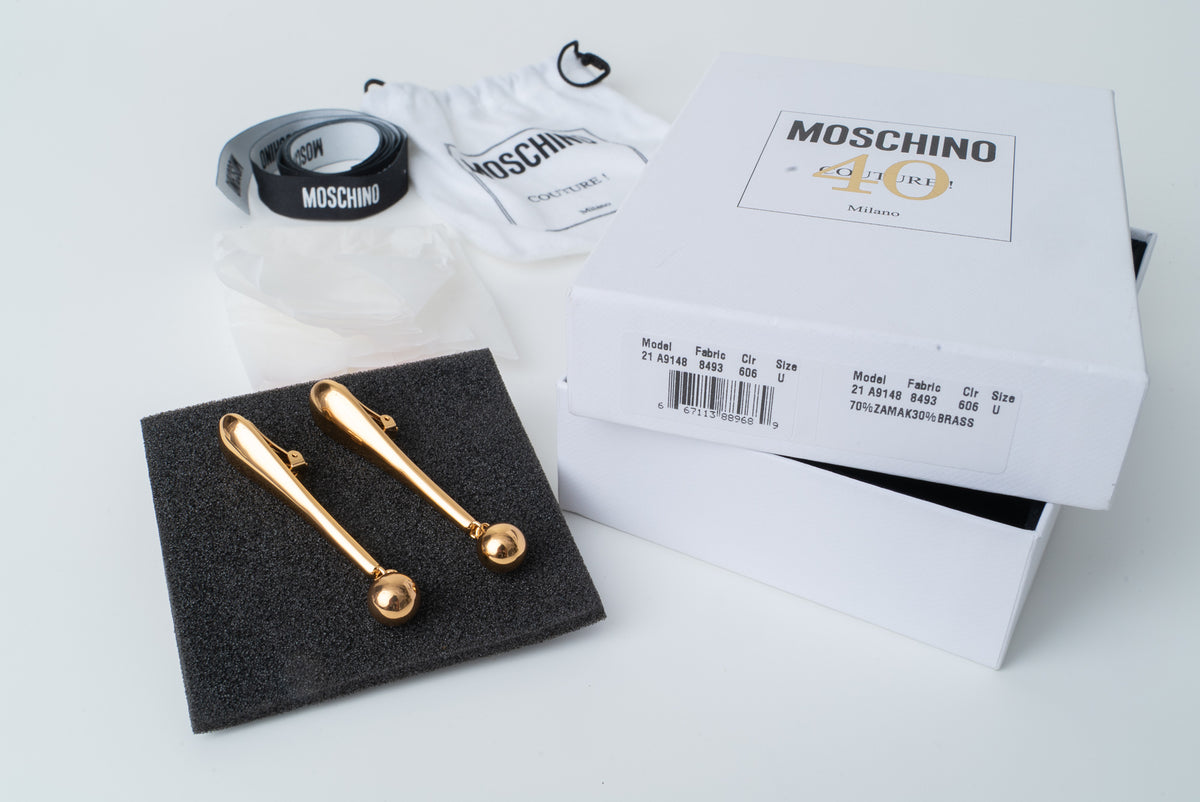 MOSCHINO COUTURE! - 2024 Exclamation Point Statement Earrings