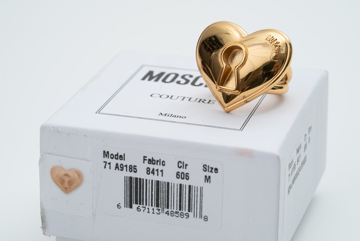 MOSCHINO COUTURE! - 2024 Keyhole Heart Ring