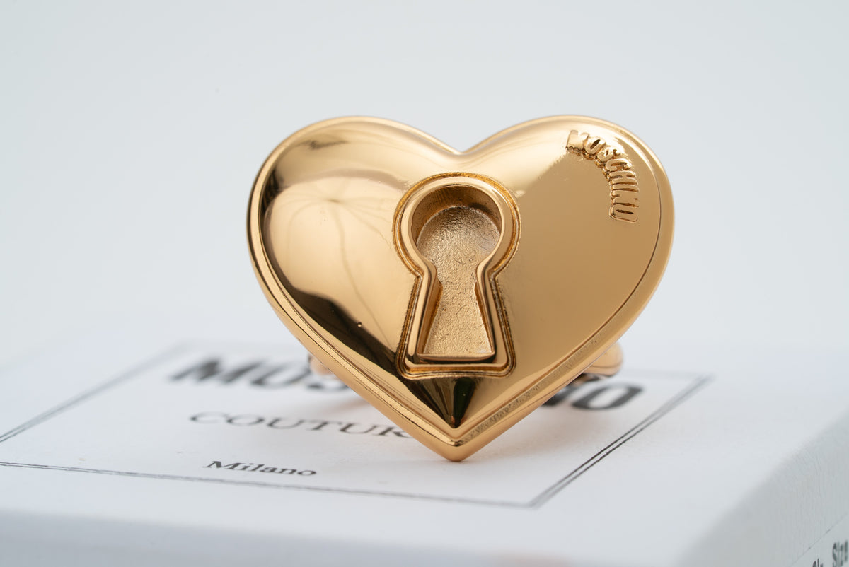 MOSCHINO COUTURE! - 2024 Keyhole Heart Ring