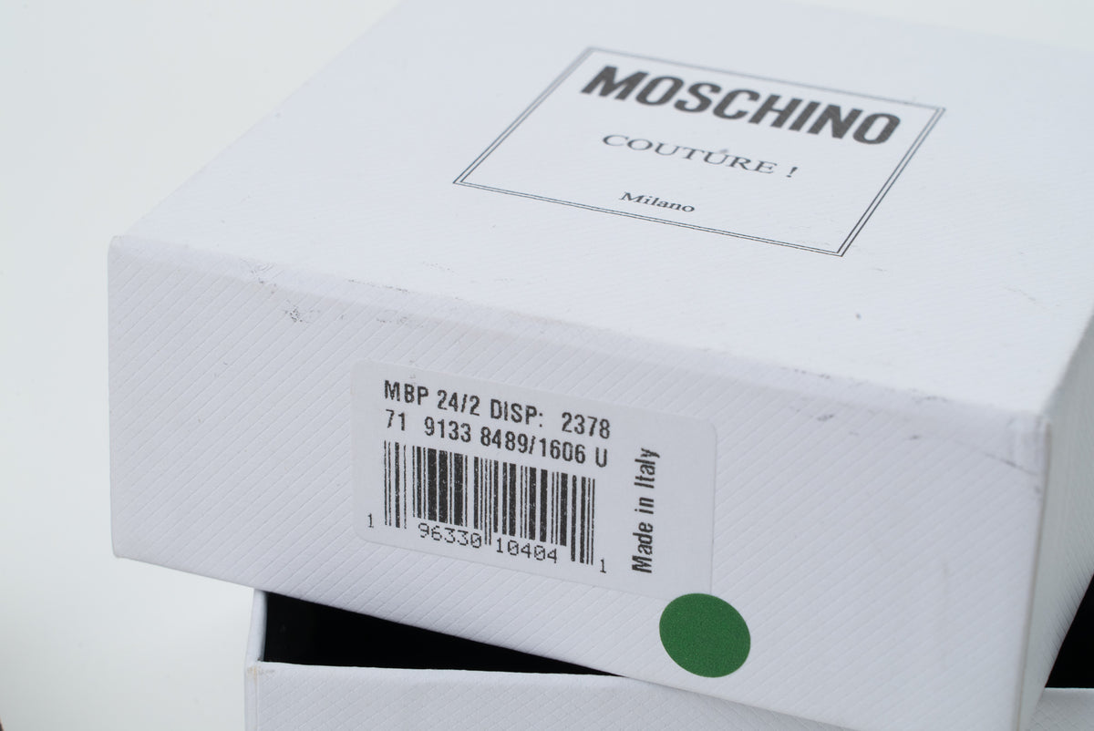 MOSCHINO COUTURE! - 2024 Logo "M" Drop Earrings