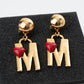 MOSCHINO COUTURE! - 2024 Logo "M" Drop Earrings