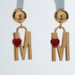 MOSCHINO COUTURE! - 2024 Logo "M" Drop Earrings