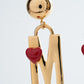 MOSCHINO COUTURE! - 2024 Logo "M" Drop Earrings