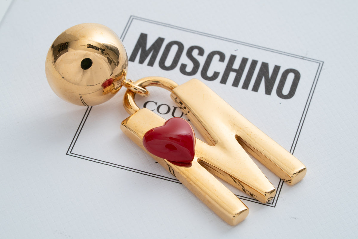 MOSCHINO COUTURE! - 2024 Logo "M" Drop Earrings