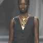 MOSCHINO COUTURE! - 2024 Metal Bow Pendant Necklace
