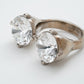 MOSCHINO COUTURE! - 2024 Rhinestone Statement Ring -  Multiple Sizes Available