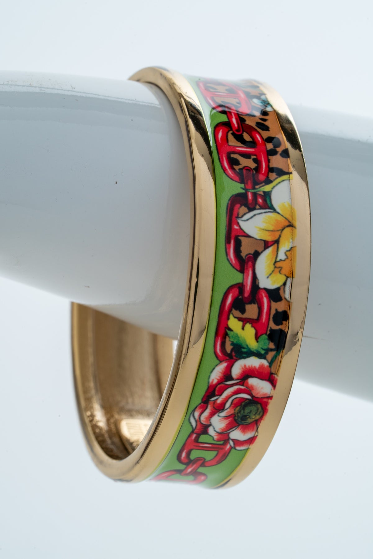 MOSCHINO COUTURE! - 2024 Enamel Bangle Bracelet