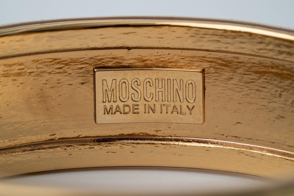 MOSCHINO COUTURE! - 2024 Enamel Bangle Bracelet