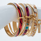 MOSCHINO COUTURE! - 2024 Enamel Bangle Set