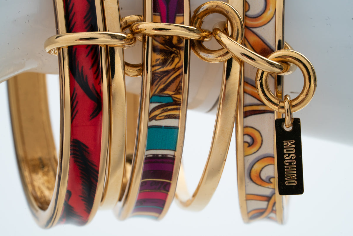MOSCHINO COUTURE! - 2024 Enamel Bangle Set