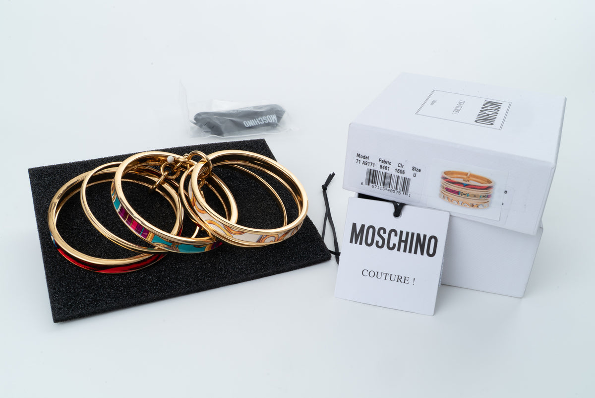 MOSCHINO COUTURE! - 2024 Enamel Bangle Set