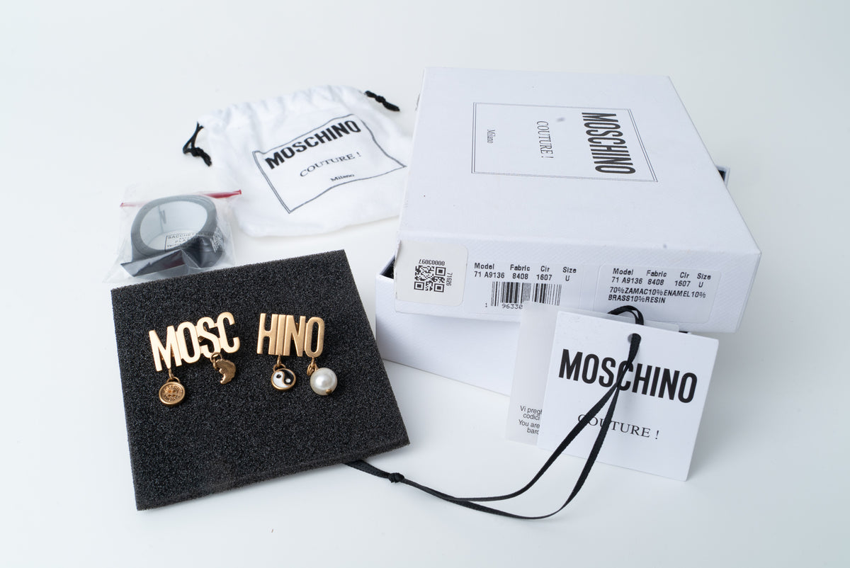 MOSCHINO COUTURE! - 2025 Charm Drop Earrings