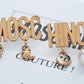 MOSCHINO COUTURE! - 2025 Charm Drop Earrings