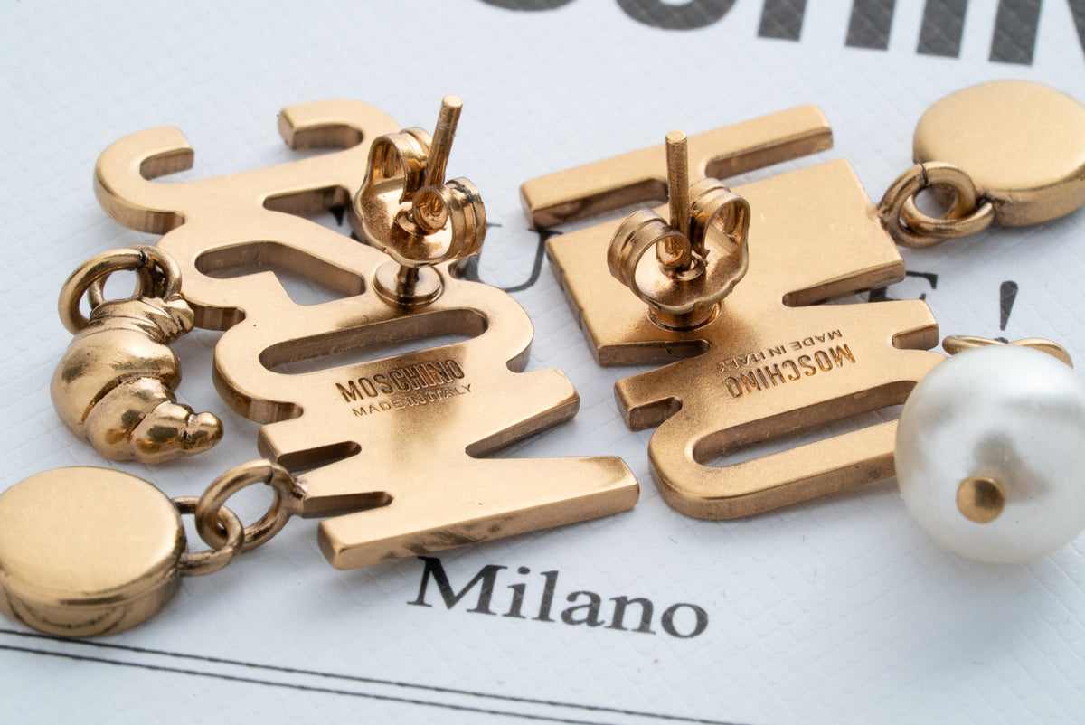 MOSCHINO COUTURE! - 2025 Charm Drop Earrings