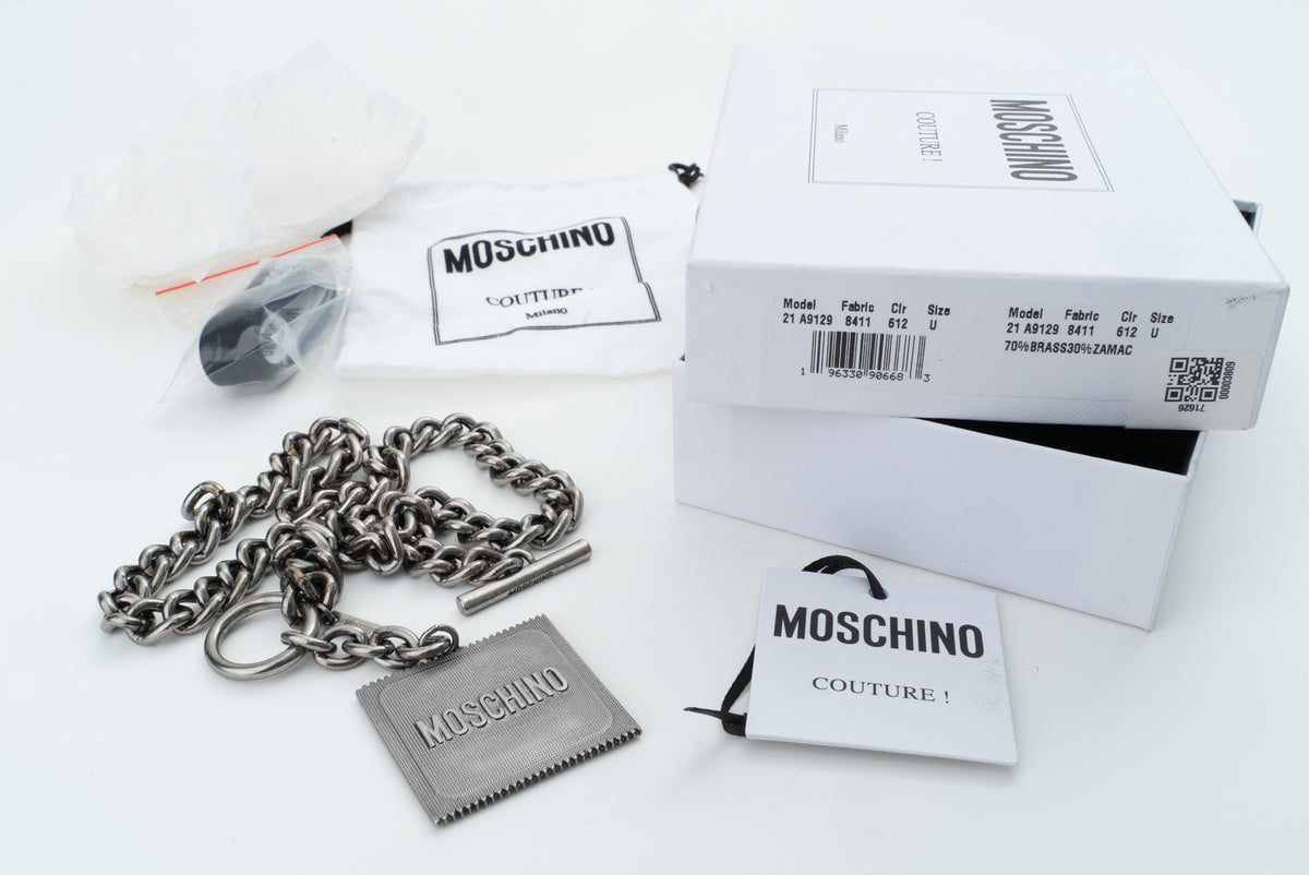 MOSCHINO COUTURE! - 2025 Condom Pendant Chain Necklace