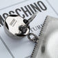 MOSCHINO COUTURE! - 2025 Silver Metal Condom Earrings