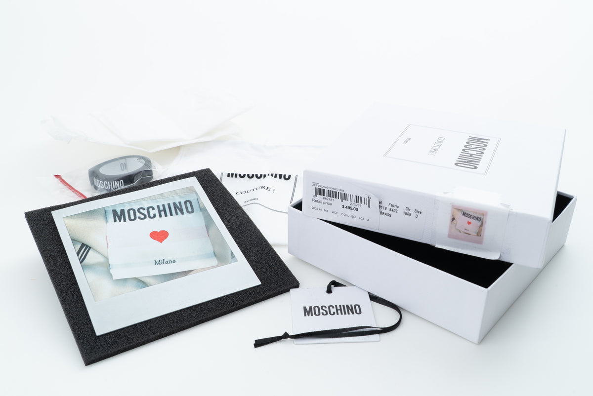 MOSCHINO COUTURE! - 2025 Polaroid-Motif Enamel Brooch