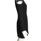 MOSCHINO COUTURE! - NWT 2018 Black Crepe Suspender Dress, Size 8