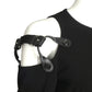 MOSCHINO COUTURE! - NWT 2018 Black Crepe Suspender Dress, Size 8