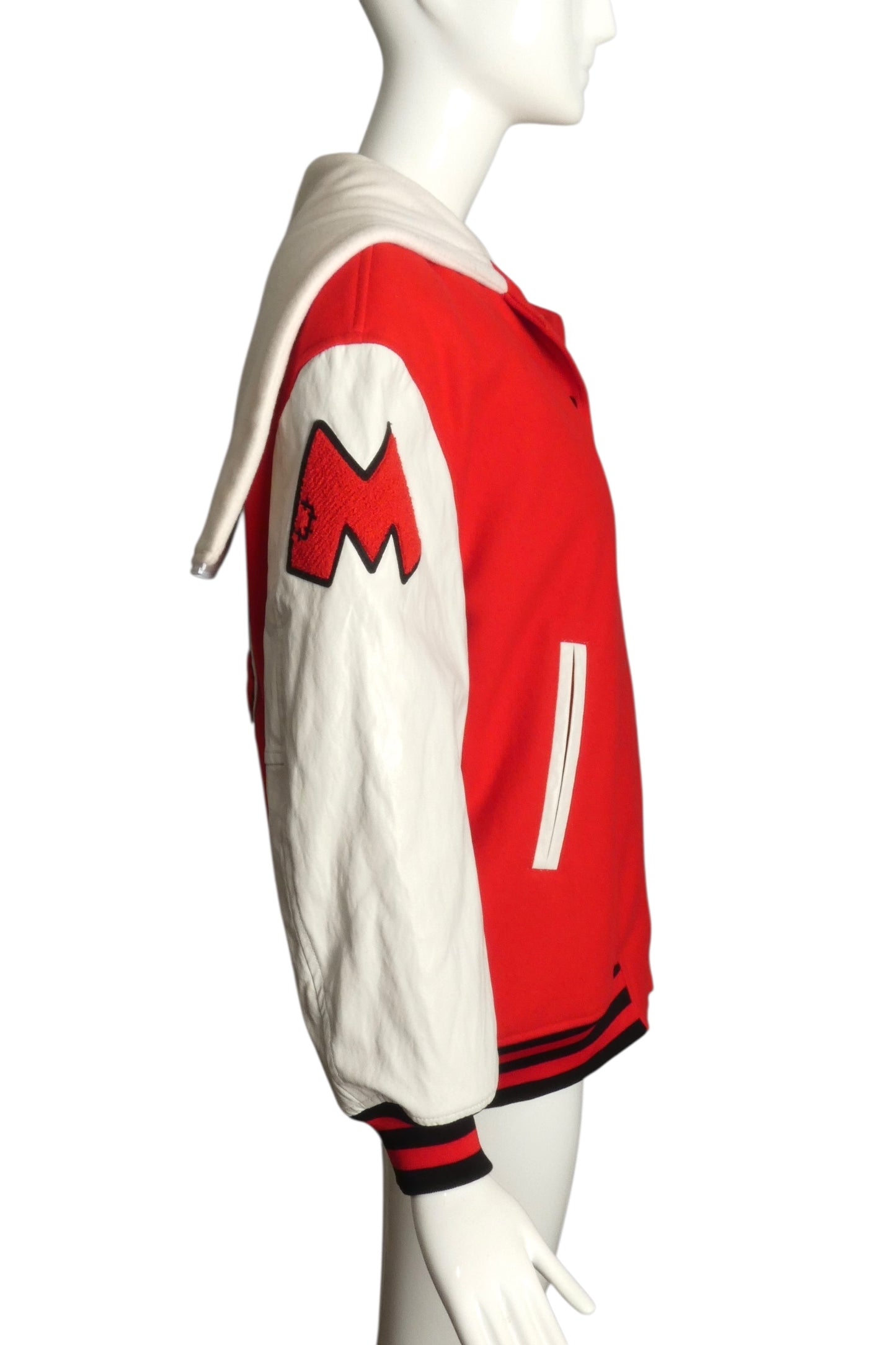MOSCHINO COUTURE! - 2020 NWT Mickey Rat Varsity Jacket, Size Small
