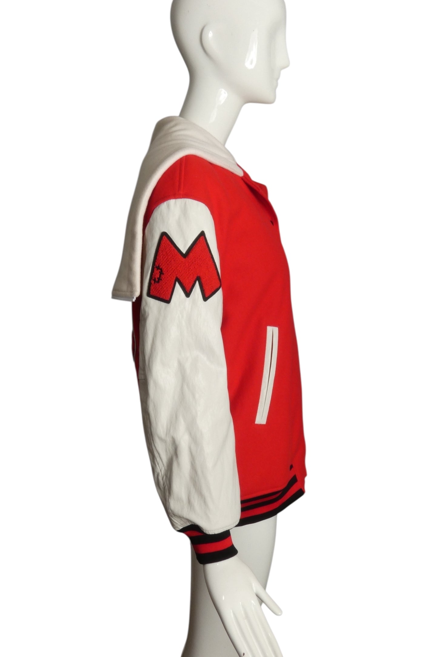 MOSCHINO COUTURE! - 2020 NWT Mickey Rat Varsity Jacket, Size Small