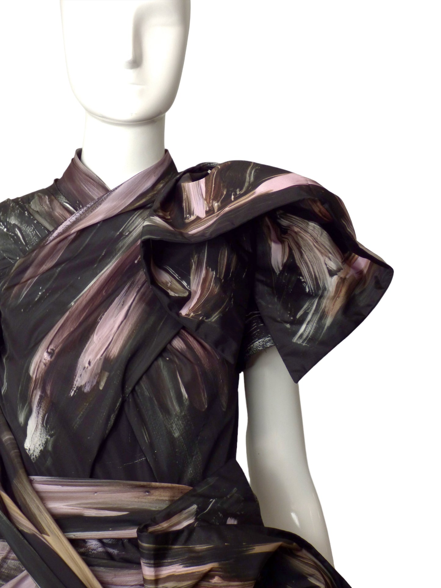 MOSCHINO COUTURE! - 2021 NWT Paint Stroke Evening Gown, Size 6