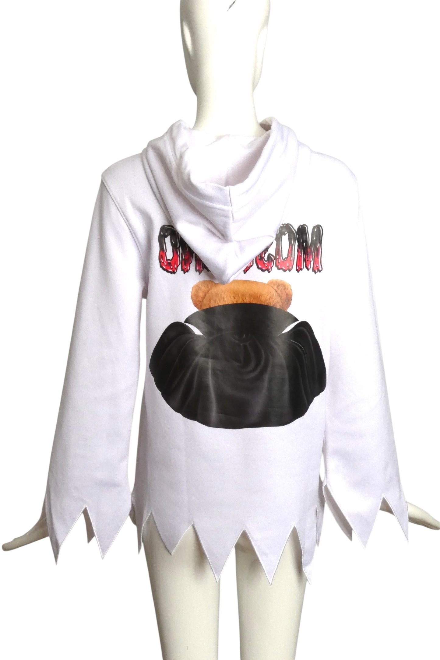 MOSCHINO COUTURE! - 2020 NWT Halloween Bear Hoodie Sweatshirt, Size 4