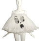 MOSCHINO COUTURE! - 2020 NWT White Tulle Ghost Top, Size 6