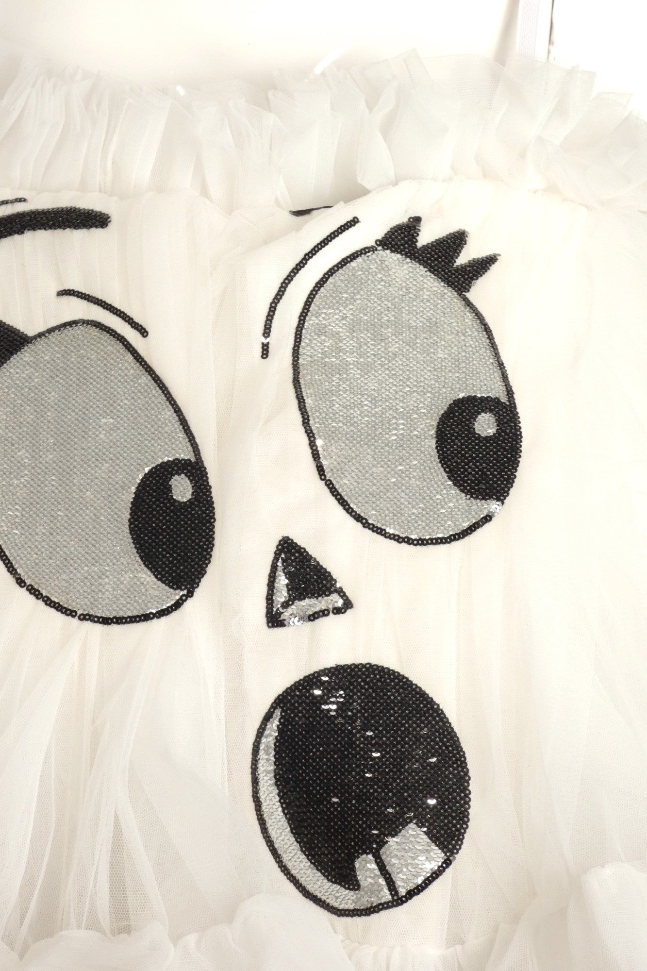 MOSCHINO COUTURE! - 2020 NWT White Tulle Ghost Top, Size 6