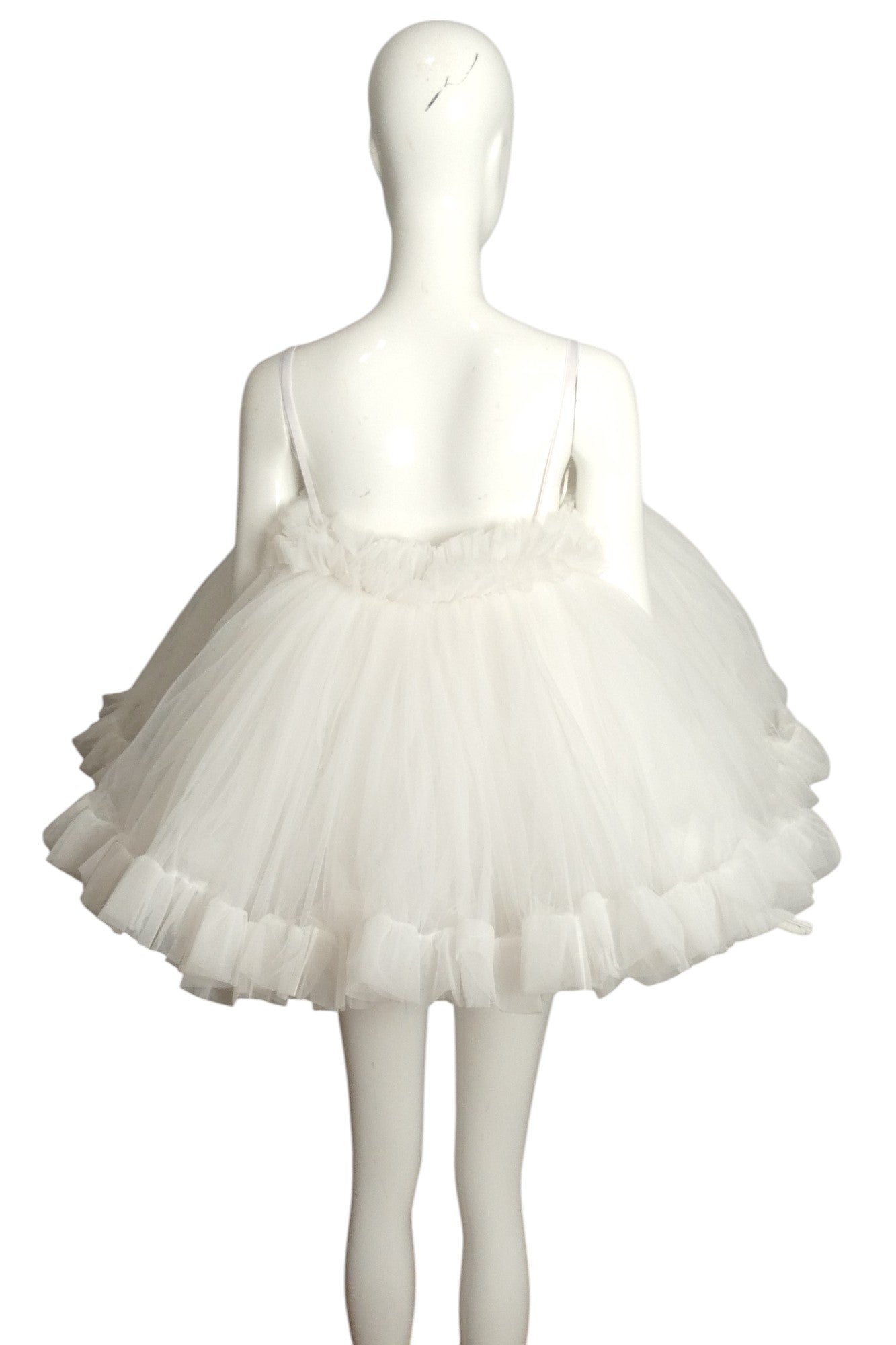 MOSCHINO COUTURE! - 2020 NWT White Tulle Ghost Top, Size 6
